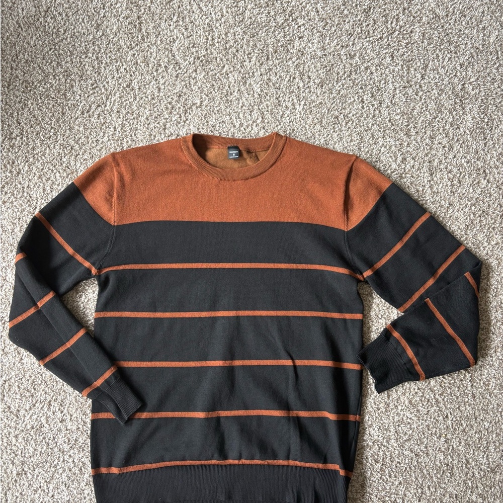 NFINITY Men's Crewneck Sweater - Black and Brown